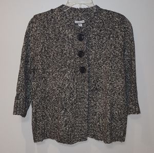 NWT Croft&Barrow Open-Front Sweater